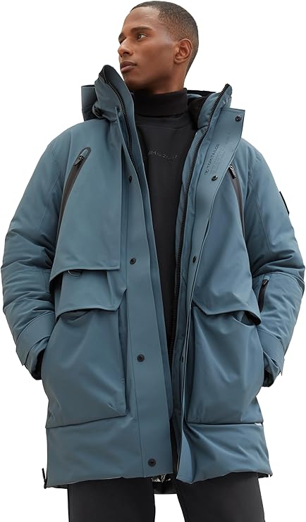 TOM TAILOR Men's Jacket, 32506 - Dusty Dark Teal : Amazon.de: Fashion